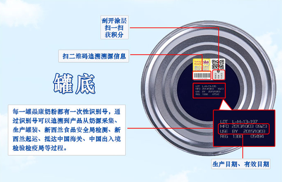 奶粉追溯系統